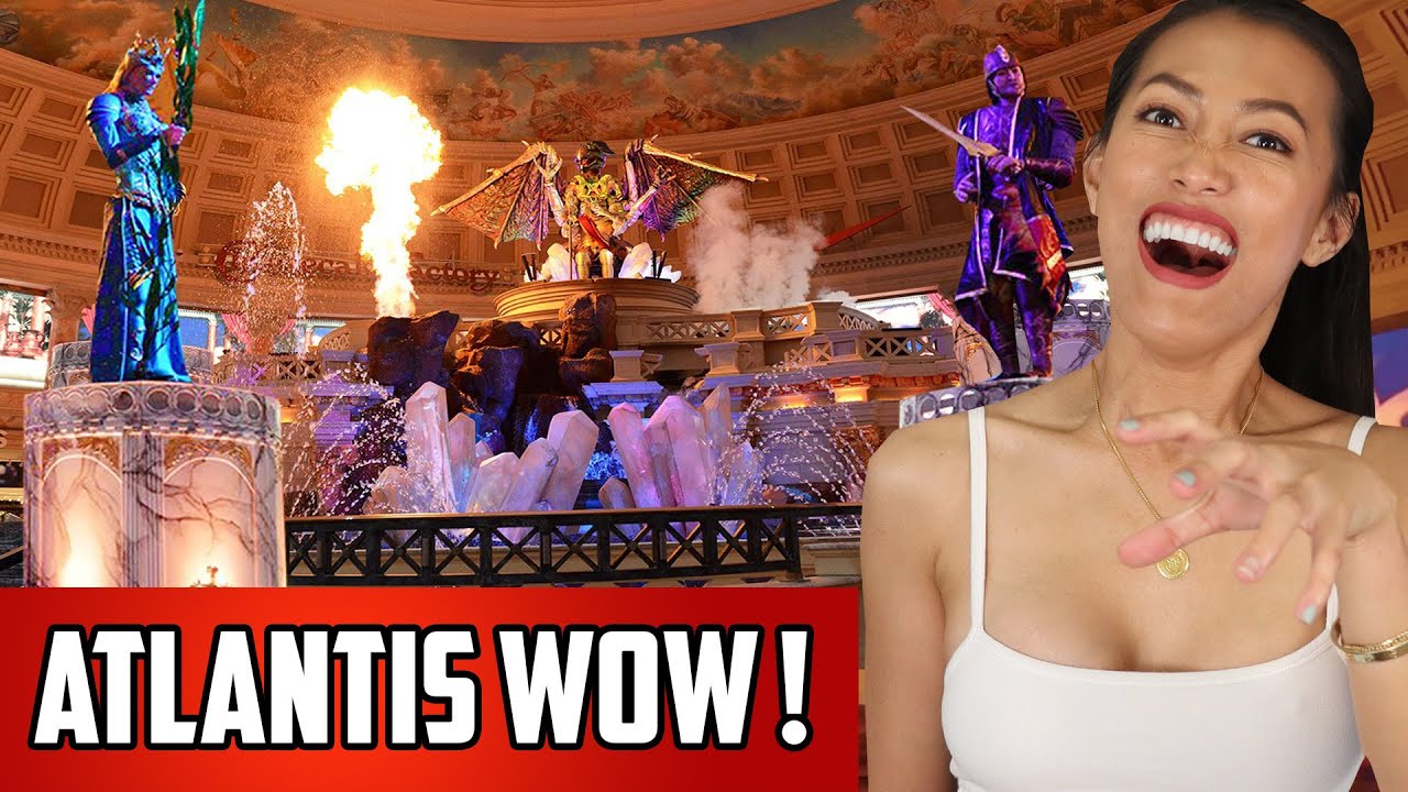 Fall of Atlantis Show At Caesars Palace In Las Vegas | Tragic Tale Of Spectacle!