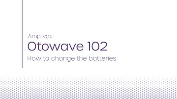 Otowave 102 | How to change the batteries in the Otowave 102 screening tympanometer