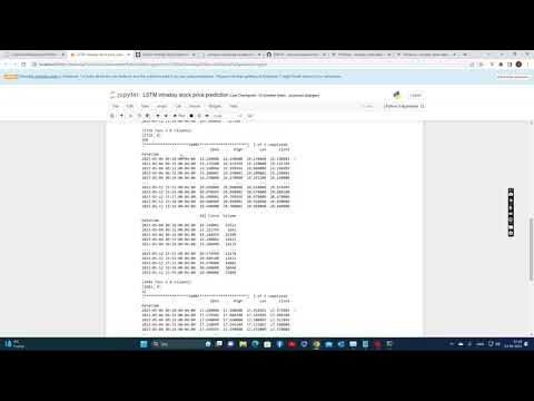 Get Intraday stock data with Python. - YouTube
