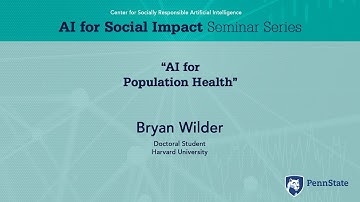 AI for Population Health - Bryan Wilder