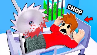 ESCAPING FROM EVIL DOCTOR'S HOSPITAL WITH CHOP ROBLOX screenshot 5