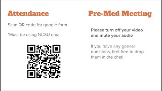 Fall 2020 NC State Pre Med Meeting #5 - Duke University