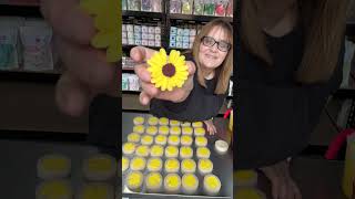 Sunflower candles