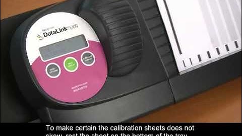 DataLink 1200 Calibration with Captions