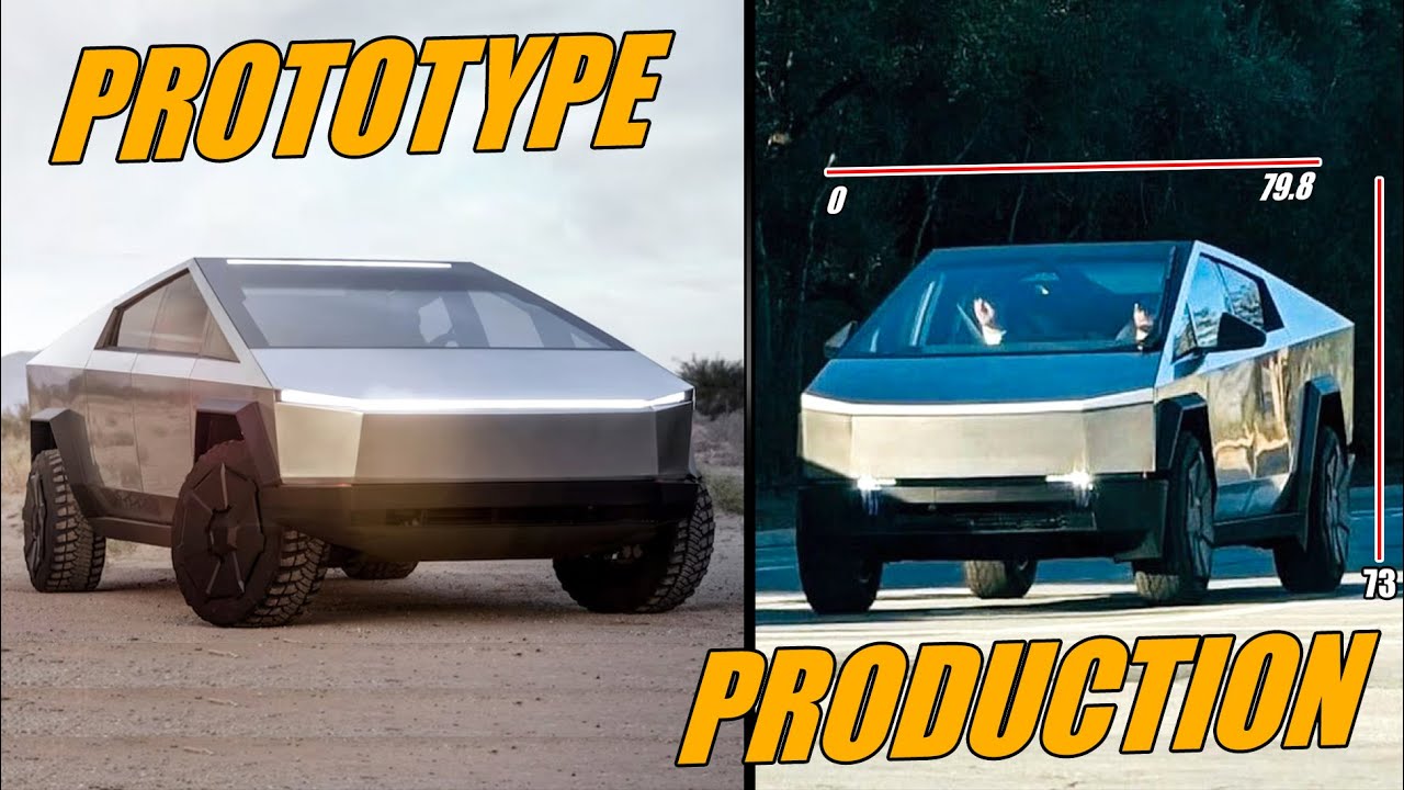 Tesla Cybertruck s Final Design Is Much SMALLER Than Expected For These 