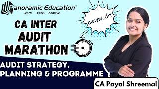 CA Inter | Audit Marathon - Audit Strategy, Planning & Programme | May 26 | CA Payal Shreemal