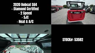53582 - 2020 BOBCAT S64 SKID STEER LOADER FOR SALE