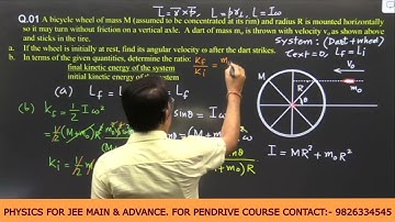 Angular Momentum & its Conservation -#1# ( Rotational dynamics ) # JEE & NEET # Concepts & Problems