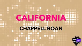 Chappell Roan - California (Alto/Lower Key, Lowered 2-Semitones) | Karaoke Version