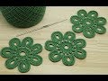 Вязание ЦВЕТКА крючком видео урок  - Crochet flower pattern