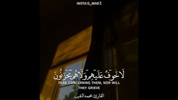 ألا إن أولياء الله لا خوف عليهم ولاهم يحزنون القارئ:#محمد_النقيب  #قرآن