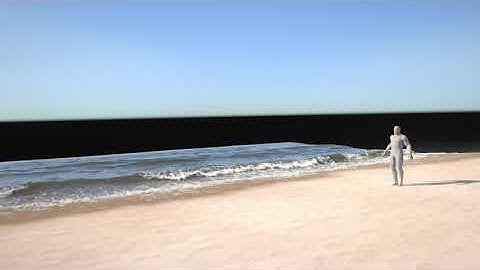 Houdini Beach FLIP Simulation