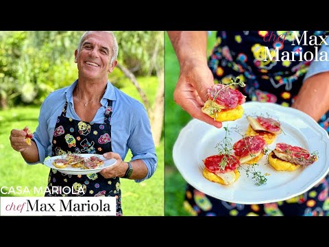 Frittelle di Patate con Funghi e Salame