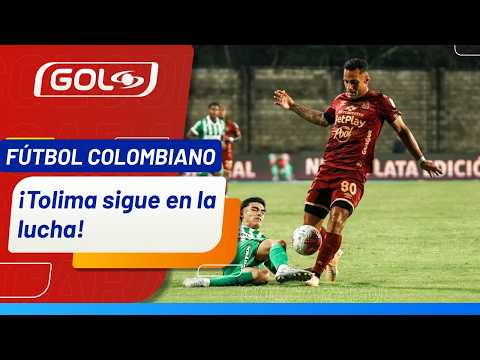 Luis Fernando Suárez improved Tolima's play, and they remain in the qualifying group