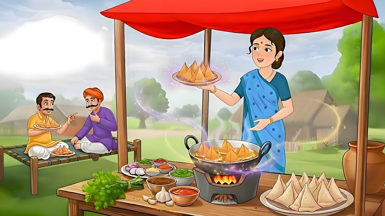 इन समोसों में ऐसा क्या था? | गरीब समोसे वाली | New Hindi Kahani | Moral Story | Hindi Fairy Tales