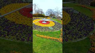The Flower Clock, Geneva Switzerland #Shorts
