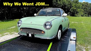 We Bought A RARE Turbo JDM Nissan Figaro From Japan