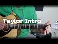 Taylor Intro- Jack Johnson (Guitar Lesson)