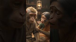 Garib bandar rickshaw wala part 2#cartoonvideo#emtionalstory#hindicartoonstory#poormonkey#shortstory