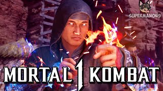 The 70% Damage Combo...  Mortal Kombat 1: 'Liu Kang' Gameplay (Janet Cage Kameo)