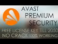 Avast premium security license valid till 2050 100% working no Crack.