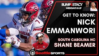 Get To Know #Seahawks S Nick Emmanwori w/Shane Beamer South Carolina Head Coach | #SeattleSports