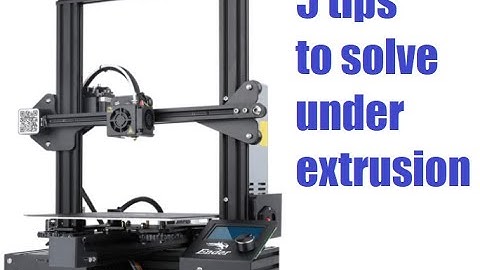 Five tips on how to solve under extrusion for the ender 3 , 3d printer (FINALLY SOLVED!)