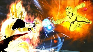 Goku Six Paths vs Naruto Kurama Mode In Dragon Ball Xenoverse 2 Mods