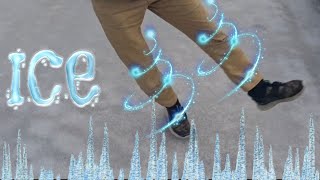 Fun on ice!  The end of the winter storm of 2026.  Extra footage.