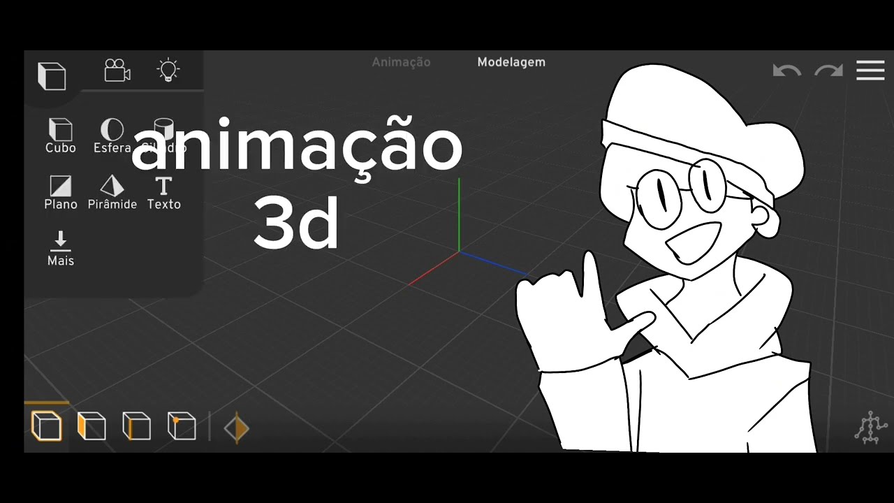 aprendendo fazer animação 3d - YouTube