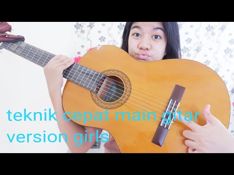 TUTORIAL!Teknik dan cara bermain gitar untuk pemula#versicewek,