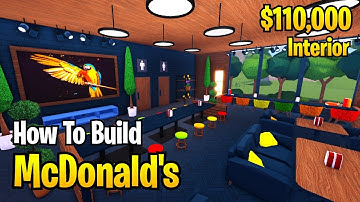 McDonald’s Restaurant Design Idea (Interior Tutorial) | Restaurant Tycoon 3