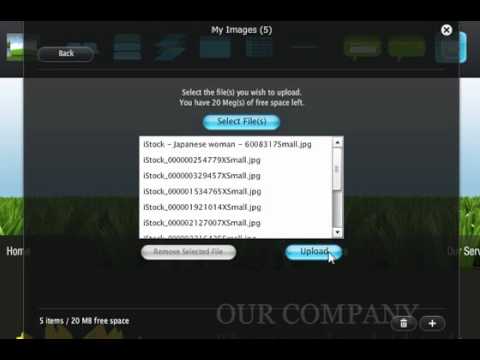 Cubender Tutorial - Uploading and File Management (Build your Flash website)