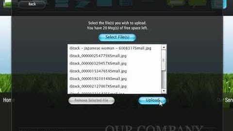 Cubender Tutorial - Uploading and File Management (Build your Flash website)