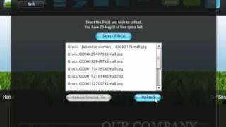 Cubender Tutorial - Uploading and File Management (Build your Flash website)