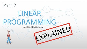[Part 2] Linear Programming (LP) - Definition, Elements of an LP, LP Modelling, & General Forms