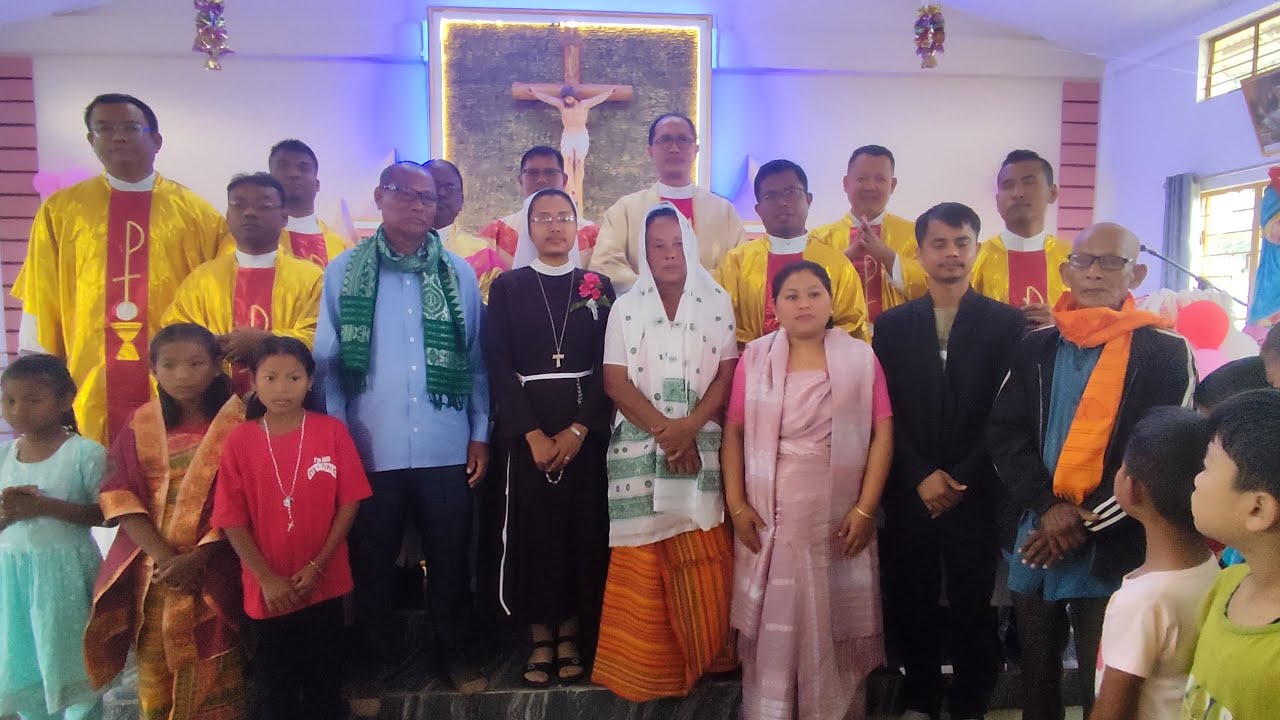 Jerusalem gamiao Gwdan🙏.. Jwngbw Bahagw labai programao✌Dhalaibil parish