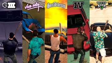 SBS Comparison of GTA Games! (GTA 3 vs VC vs SA vs IV vs V)