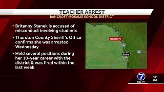 Former Nebraska high school teacher accused of misconduct involving students, district confirms