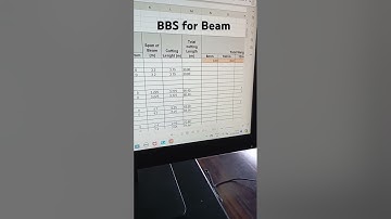 BBS for Beam l Bar Bending Schedule for Beam l Civil Engineering