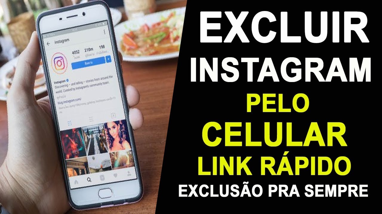 Como excluir instagram pelo celular 2019