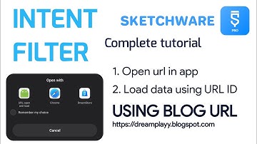 Intent filter full tutorial, Insert data, Create unique URL, Load content using URL - DreamPLAY DEV