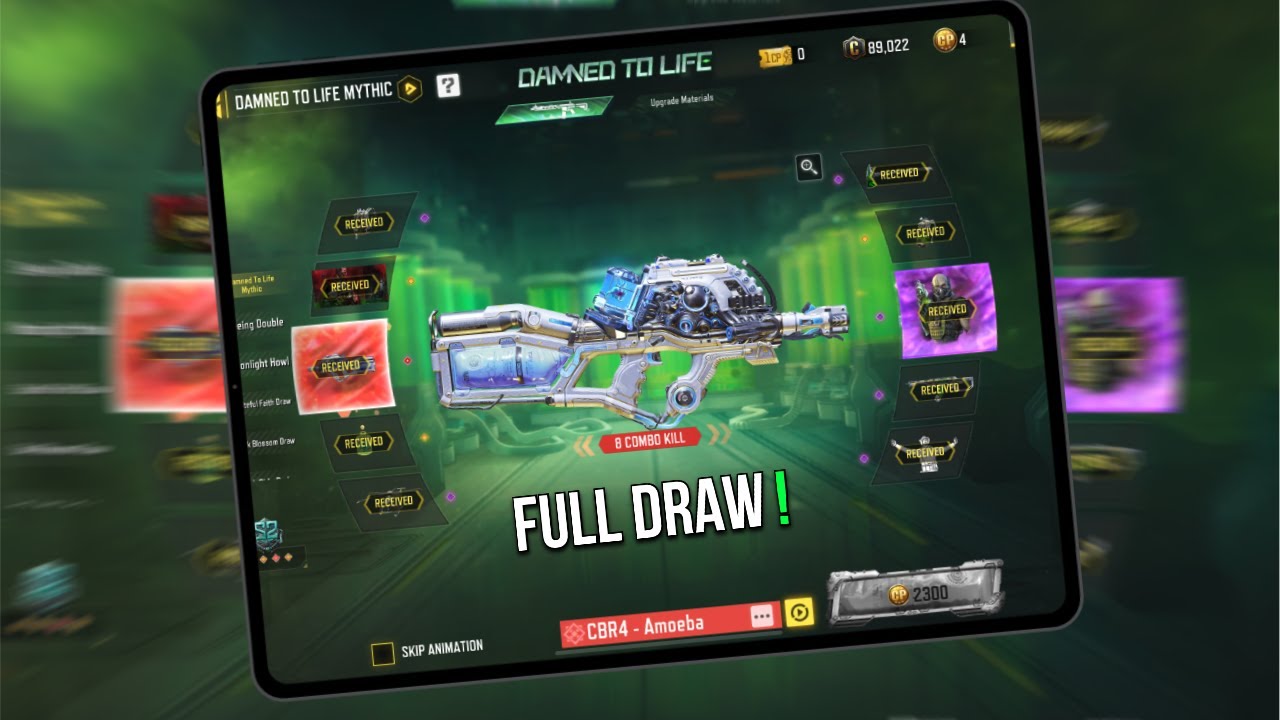 Buying full Damned to life mythic drop redux in codm | mythic cbr4 draw codm 