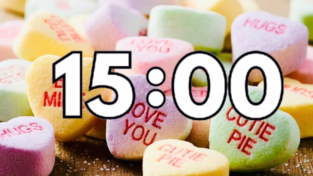 15 Minute Valentine’s Day ❤️ Countdown Timer With Music