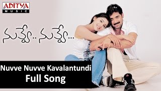 Nuvve Nuvve Kavalantundi Full Song II Nuvve Nuvve Movie II Tarun, Shreya