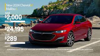 Memorial Day Sales Event: Huge Savings on Malibu and Equinox