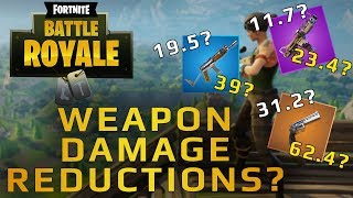 Fortnite Weapon Damage Reductions? | Fortnite First Shot Accuracy Explained | Dowsey's Fortnite Tips