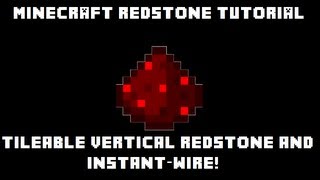 Minecraft Redstone Tutorial! :: Tileable Vertical Redstone and Vertical Instant-Wire!
