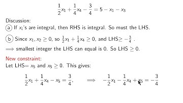 V6 02: Linear Programming: Gomory