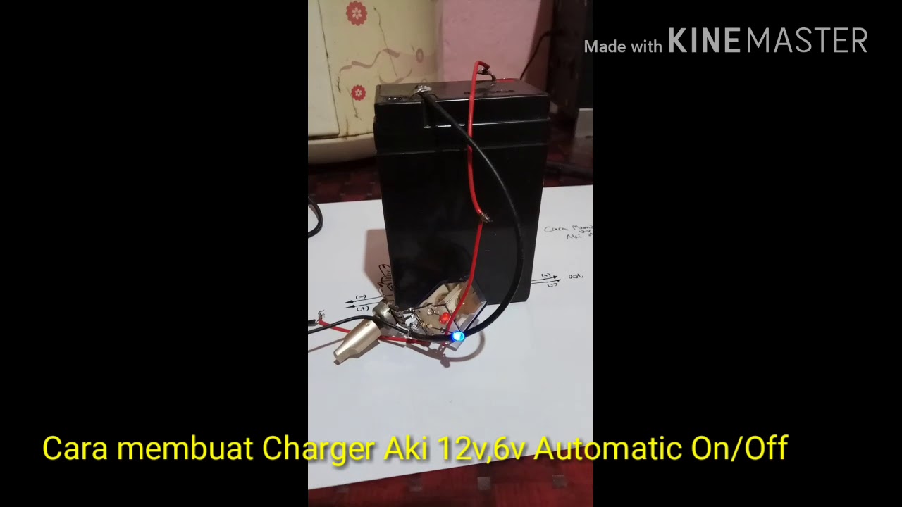 Cara Membuat Charger Aki 12V,6V Automatic On/Off - YouTube